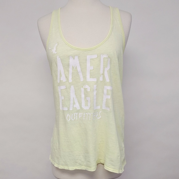 American Eagle Outfitters Tops - american eagle | yellow vintage t tank top sz M